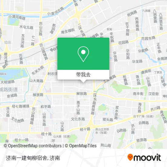 济南一建甸柳宿舍地图