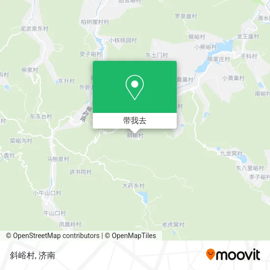 斜峪村地图