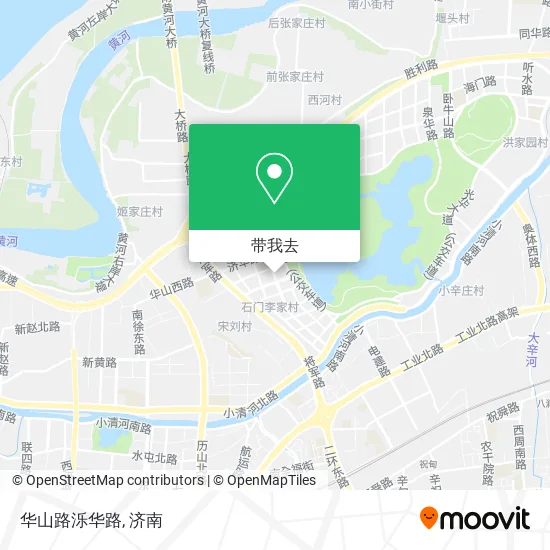 华山路泺华路地图