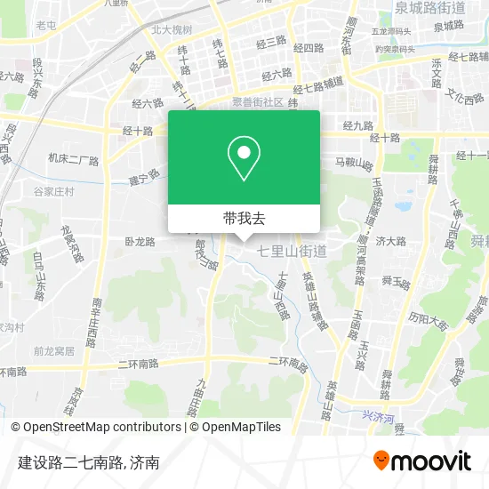 建设路二七南路地图