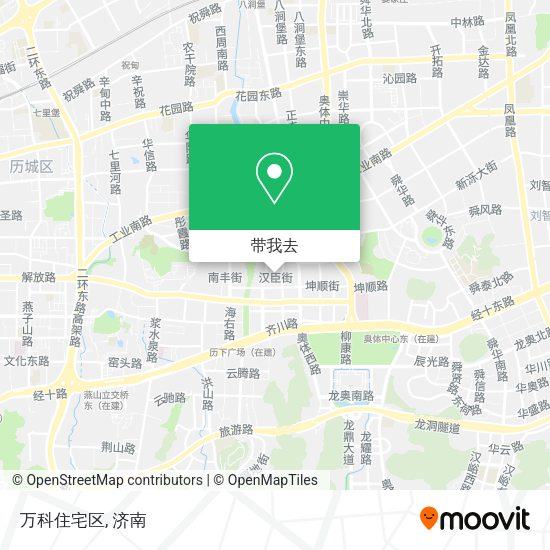 万科住宅区地图