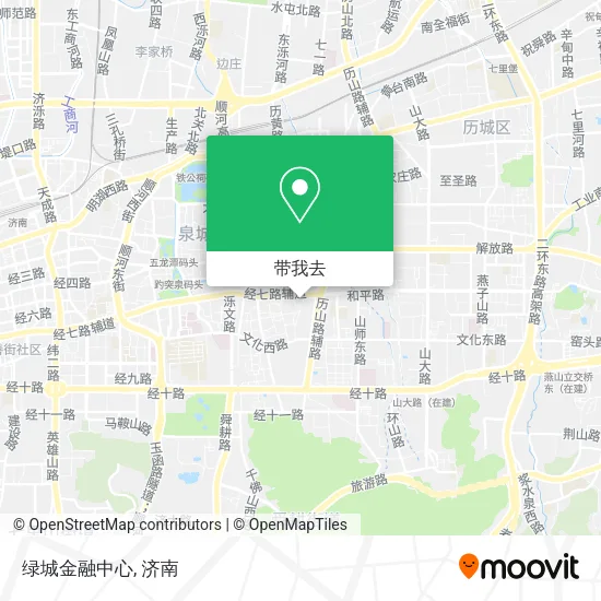 绿城金融中心地图