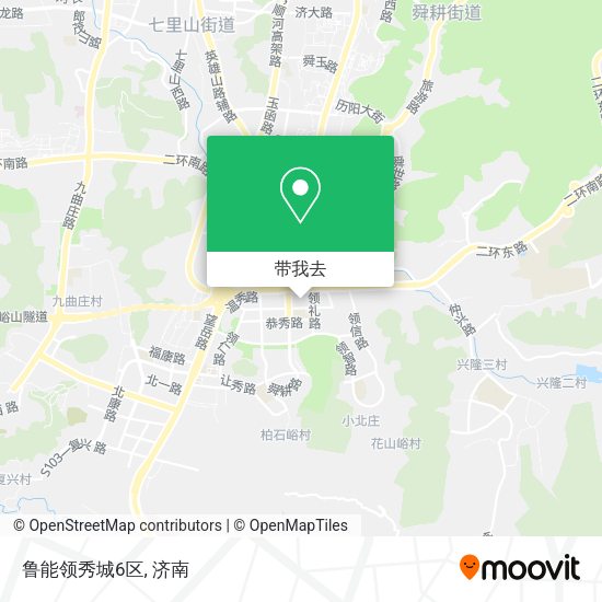 鲁能领秀城6区地图