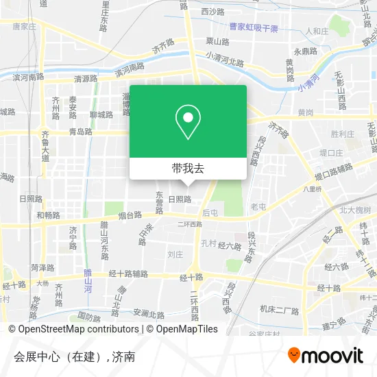 会展中心（在建）地图
