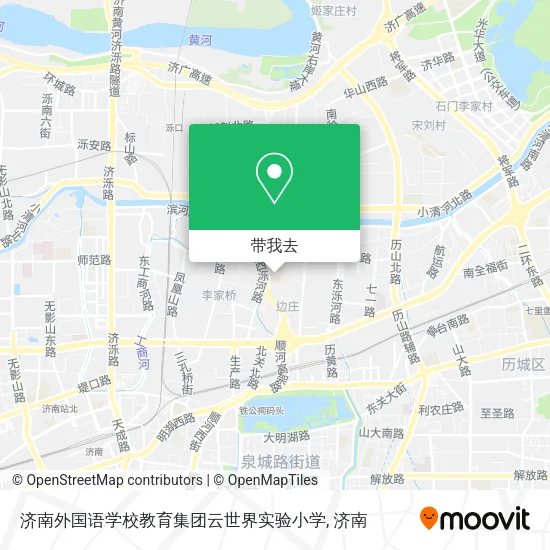 济南外国语学校教育集团云世界实验小学地图