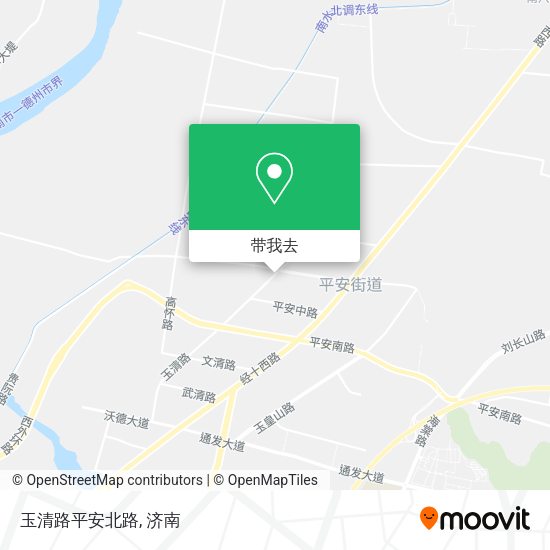 玉清路平安北路地图