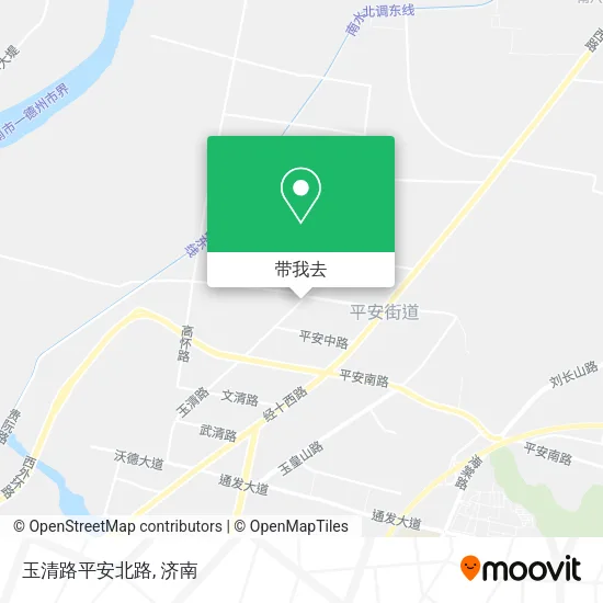 玉清路平安北路地图