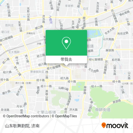 山东歌舞剧院地图