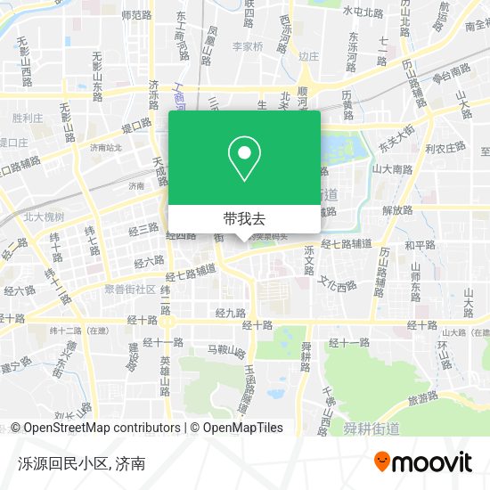 泺源回民小区地图