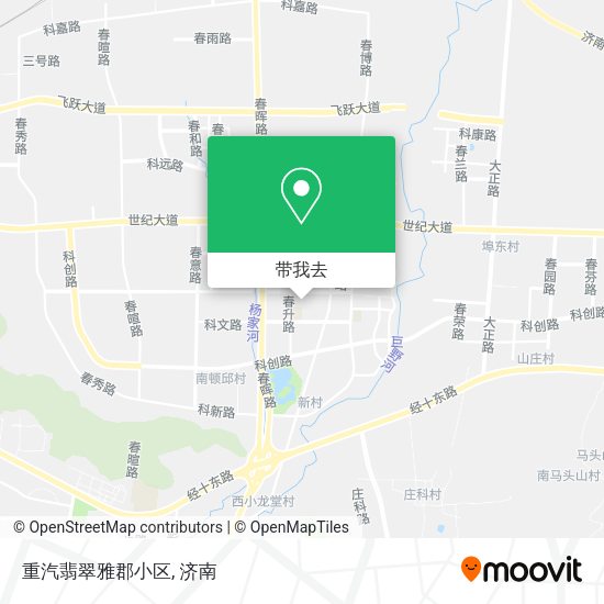 重汽翡翠雅郡小区地图