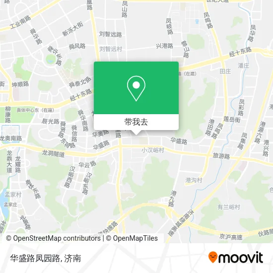 华盛路凤园路地图