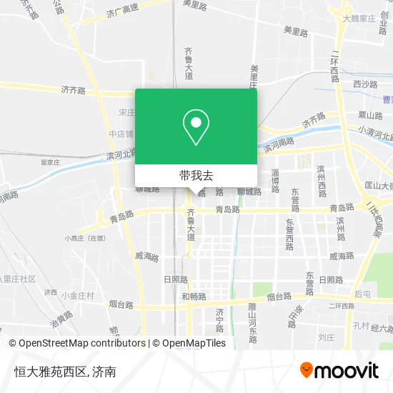 恒大雅苑西区地图