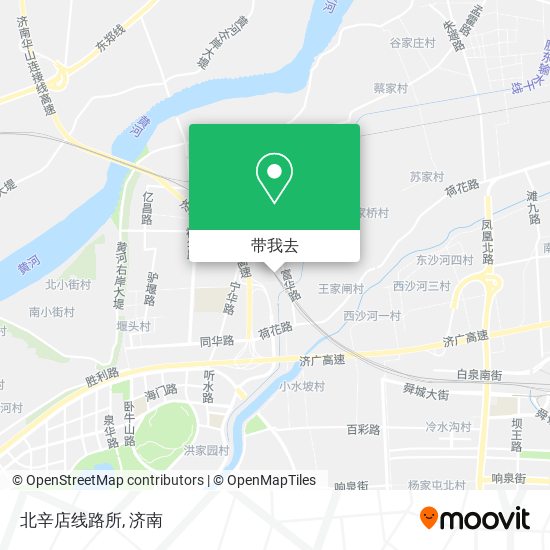 北辛店线路所地图