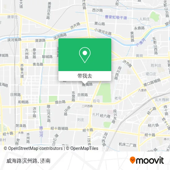 威海路滨州路地图
