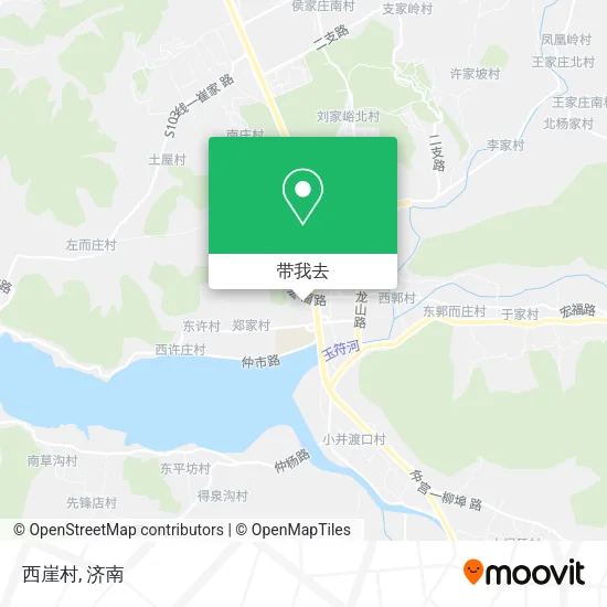 西崖村地图