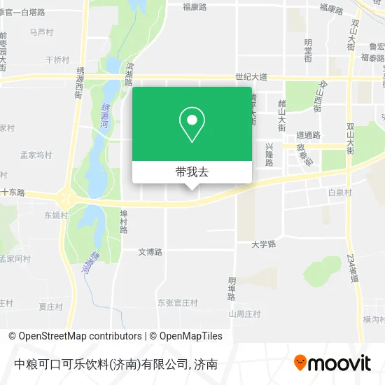 中粮可口可乐饮料(济南)有限公司地图