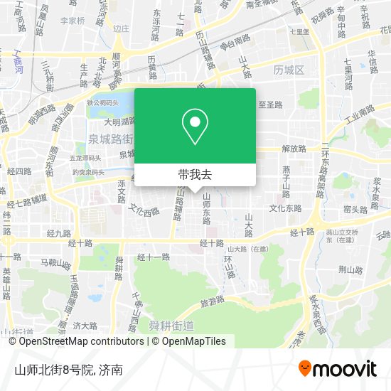 山师北街8号院地图