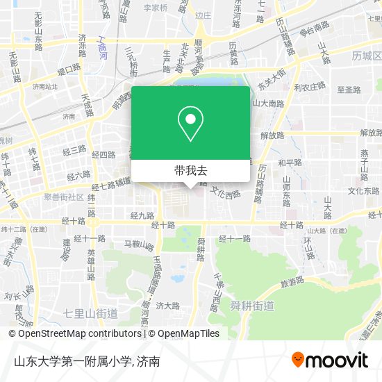 山东大学第一附属小学地图