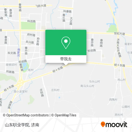 山东职业学院地图