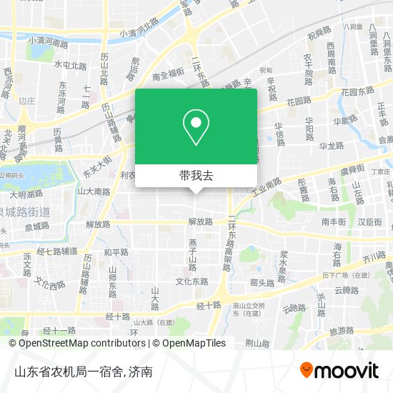 山东省农机局一宿舍地图