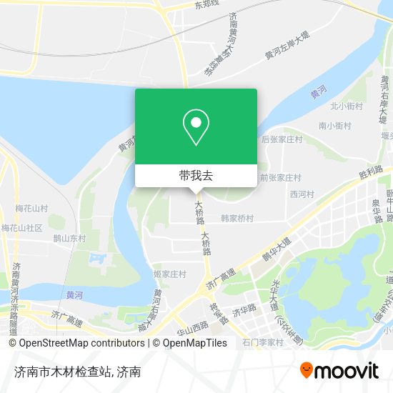 济南市木材检查站地图