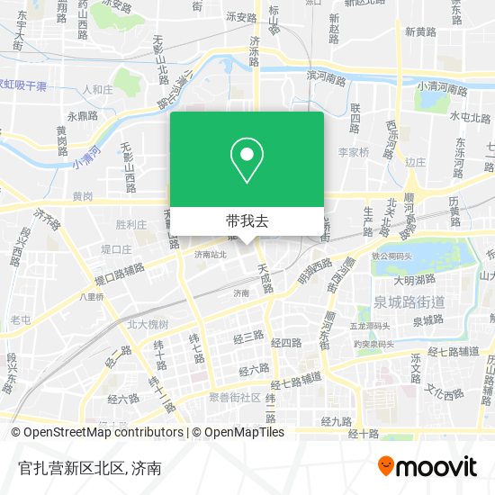 官扎营新区北区地图