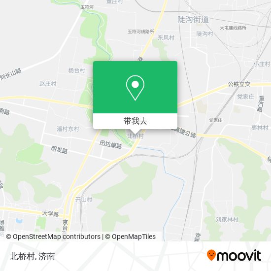 北桥村地图