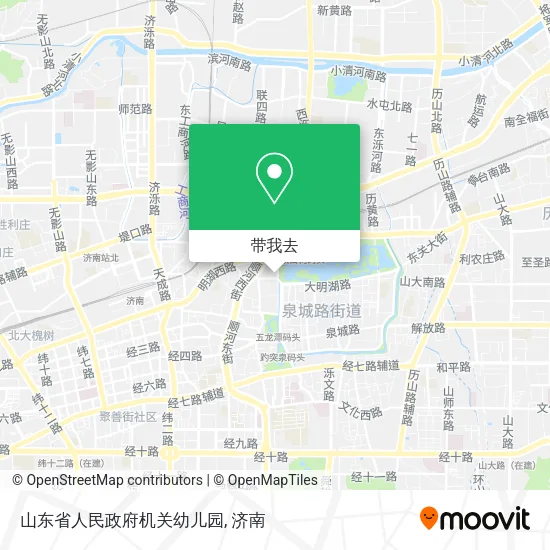 山东省人民政府机关幼儿园地图