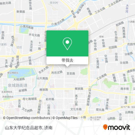 山东大学纪念品超市地图