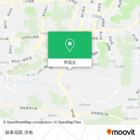 丽康花园地图