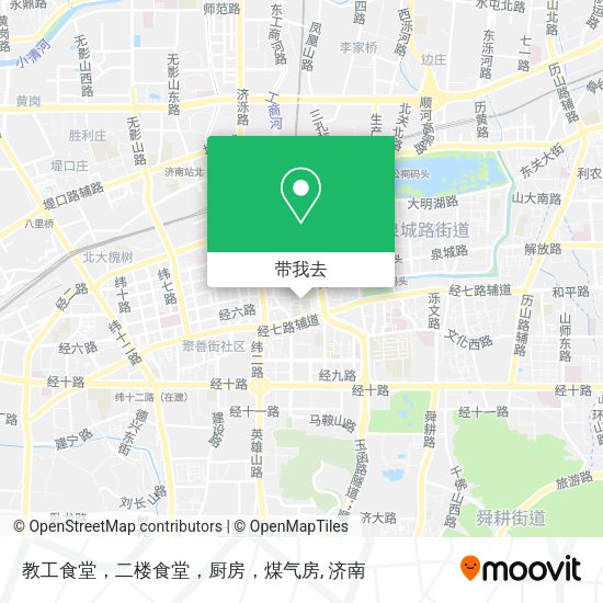 教工食堂，二楼食堂，厨房，煤气房地图