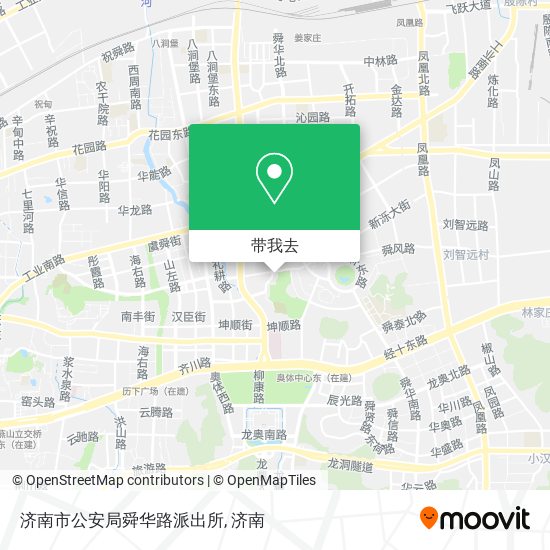 济南市公安局舜华路派出所地图