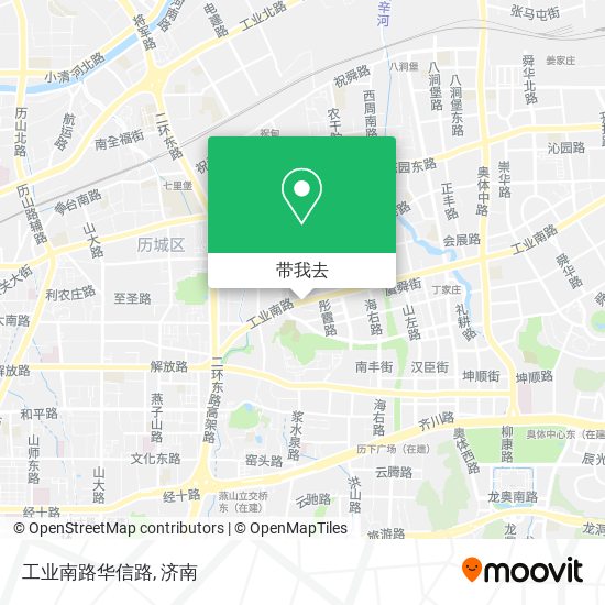 工业南路华信路地图