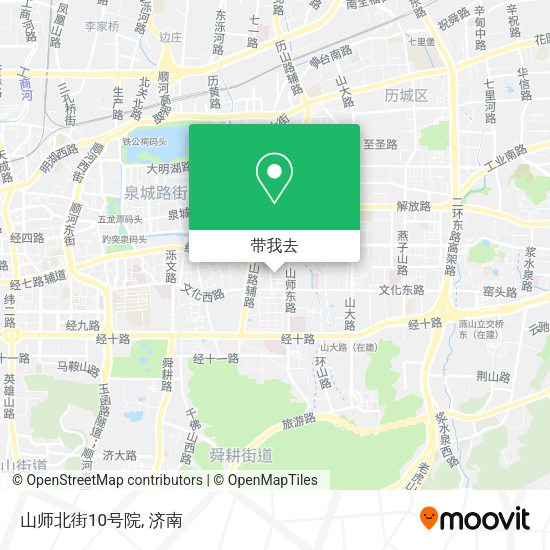 山师北街10号院地图