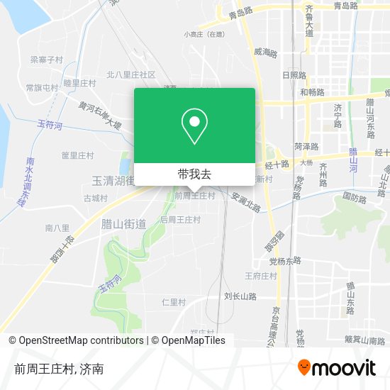 前周王庄村地图