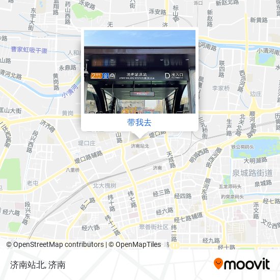 济南站北地图