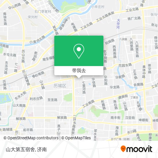 山大第五宿舍地图