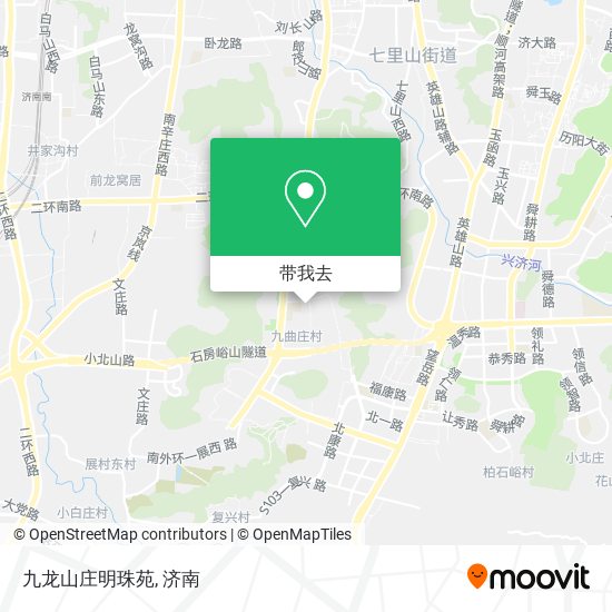 九龙山庄明珠苑地图