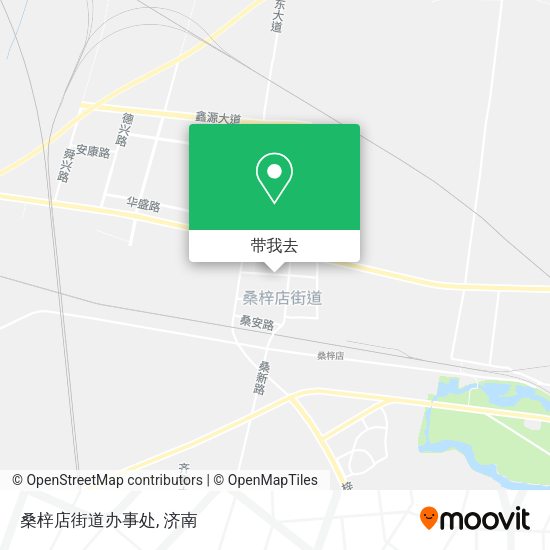 桑梓店街道办事处地图