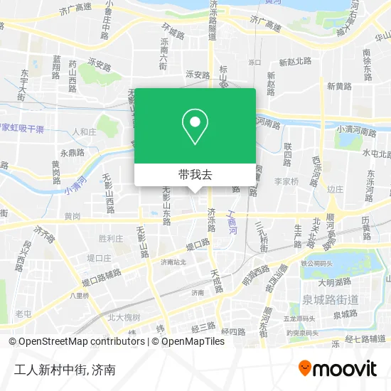 工人新村中街地图