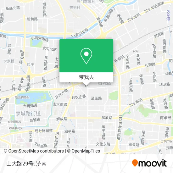 山大路29号地图