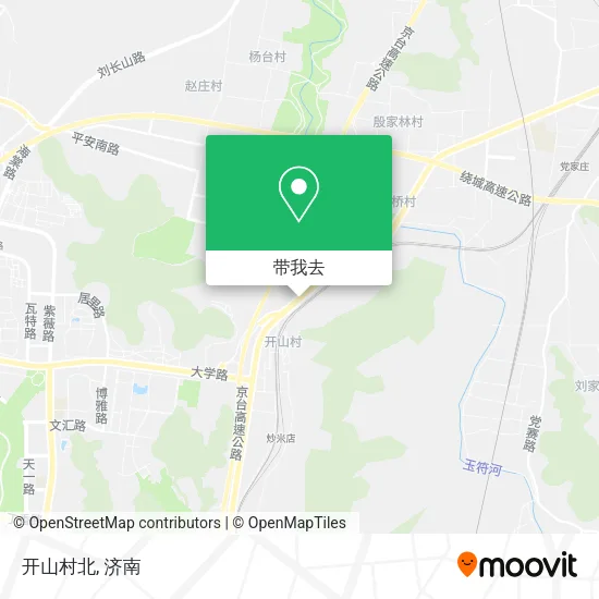 开山村北地图