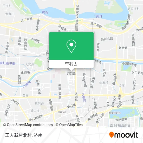 工人新村北村地图