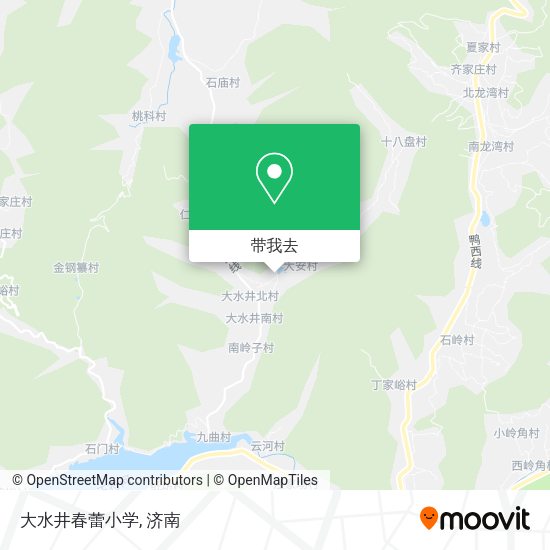 大水井春蕾小学地图