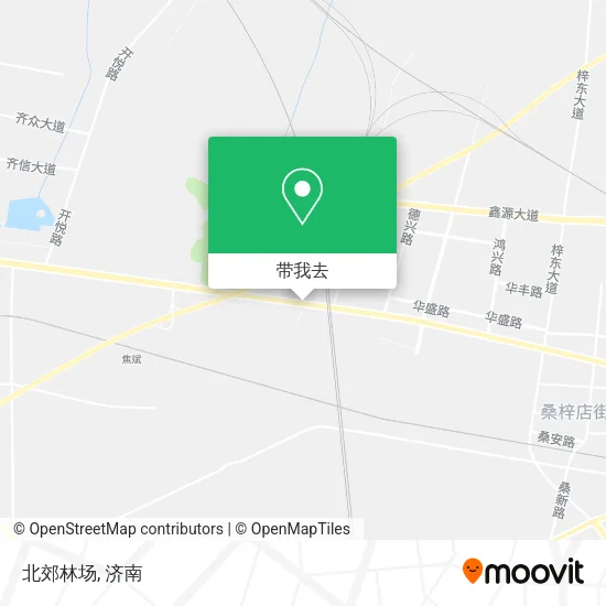 北郊林场地图