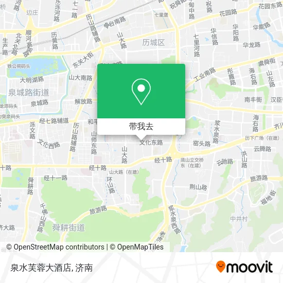 泉水芙蓉大酒店地图