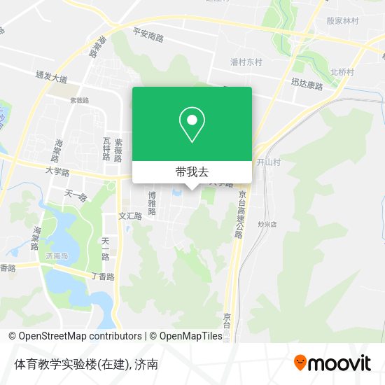 体育教学实验楼(在建)地图