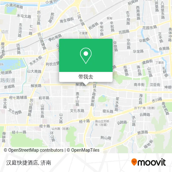 汉庭快捷酒店地图