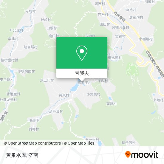 黄巢水库地图