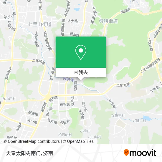 天泰太阳树南门地图